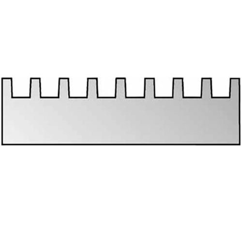 Wolff Zahnschiene R3 - 56cm für Rakel - Einklemmleiste